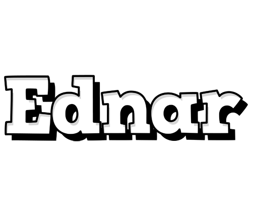 Ednar snowing logo