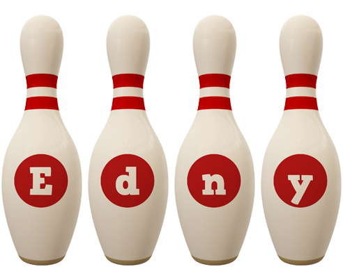 Edny bowling-pin logo