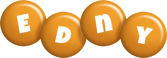 Edny candy-orange logo