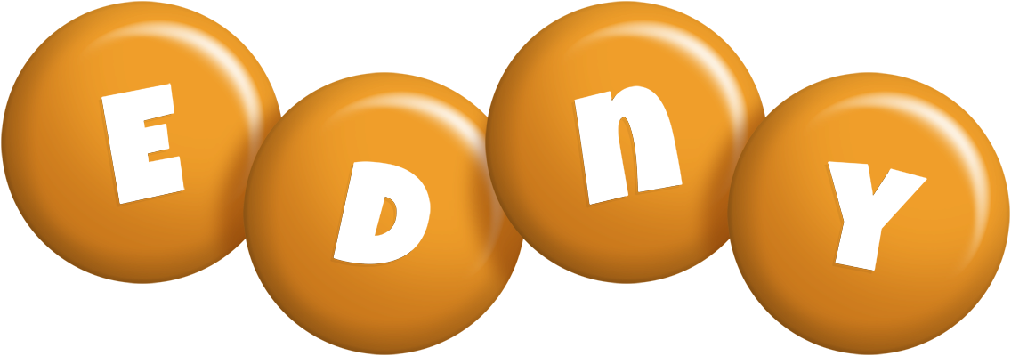 Edny candy-orange logo