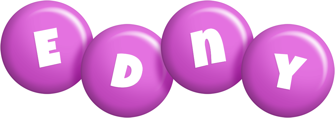 Edny candy-purple logo
