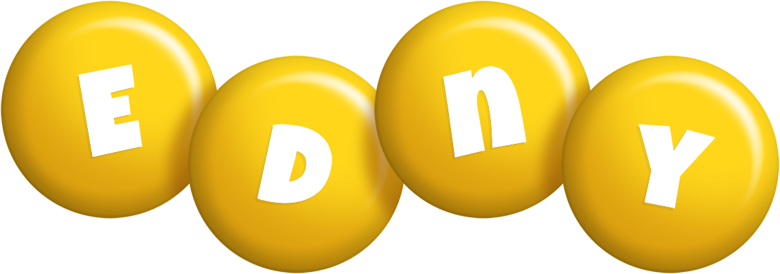 Edny candy-yellow logo