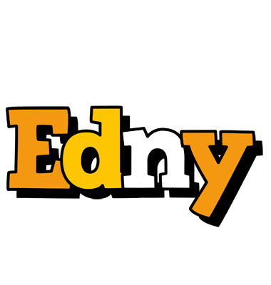 Edny cartoon logo
