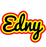 Edny flaming logo