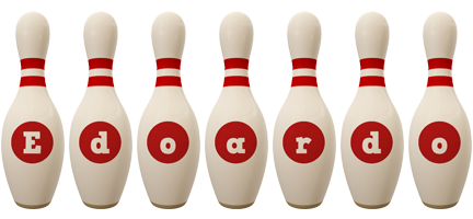 Edoardo bowling-pin logo