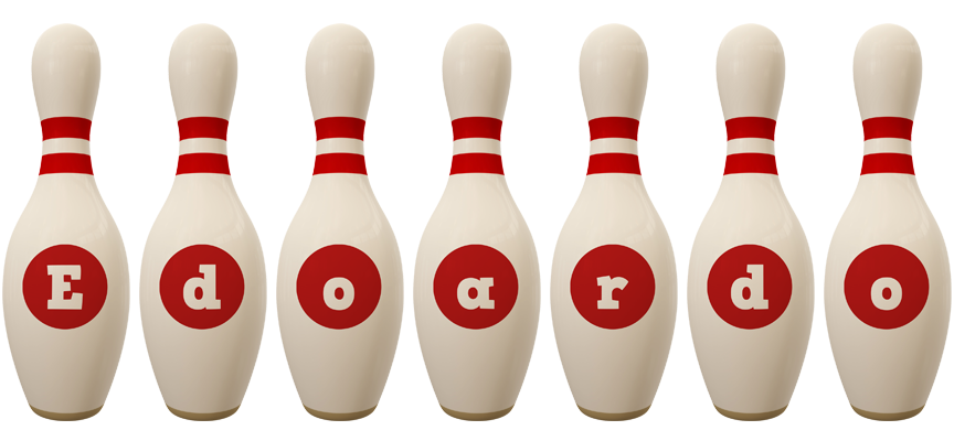 Edoardo bowling-pin logo