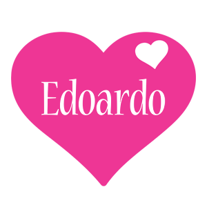 Edoardo love-heart logo