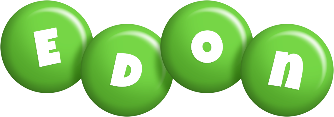 Edon candy-green logo