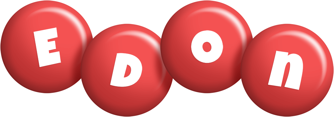 Edon candy-red logo