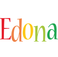 Edona birthday logo