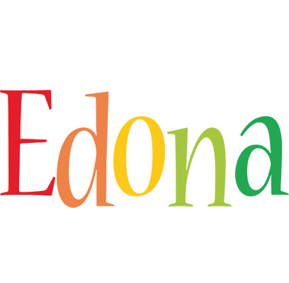 Edona birthday logo