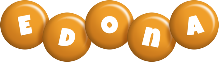 Edona candy-orange logo