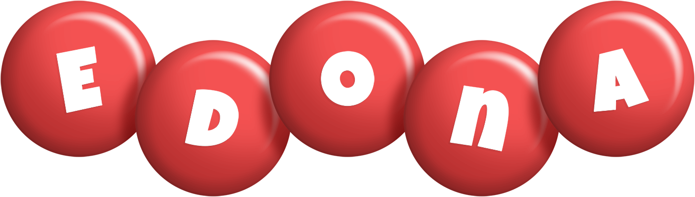 Edona candy-red logo