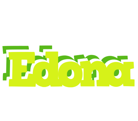 Edona citrus logo