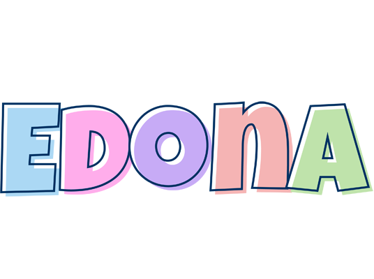 Edona pastel logo