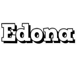 Edona snowing logo