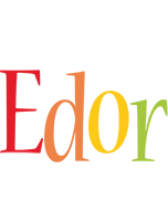 Edor birthday logo