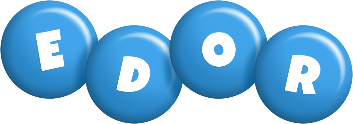 Edor candy-blue logo