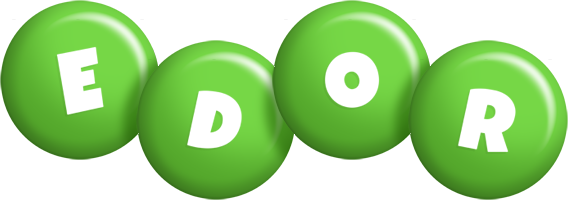 Edor candy-green logo