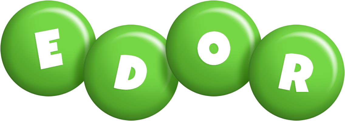 Edor candy-green logo