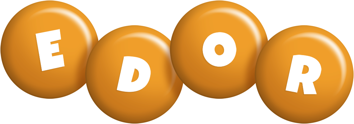 Edor candy-orange logo