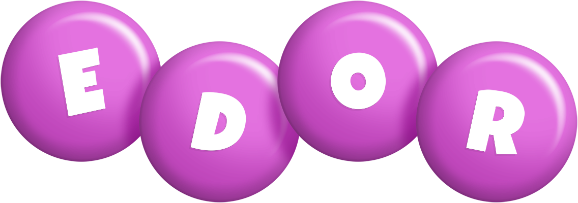 Edor candy-purple logo
