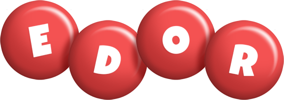 Edor candy-red logo