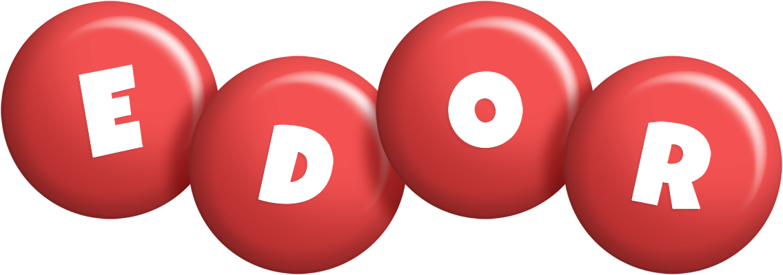 Edor candy-red logo