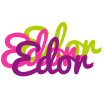 Edor flowers logo