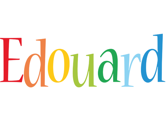 Edouard birthday logo