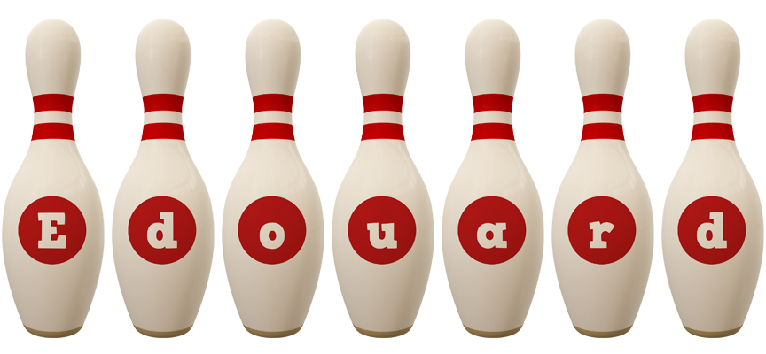 Edouard bowling-pin logo