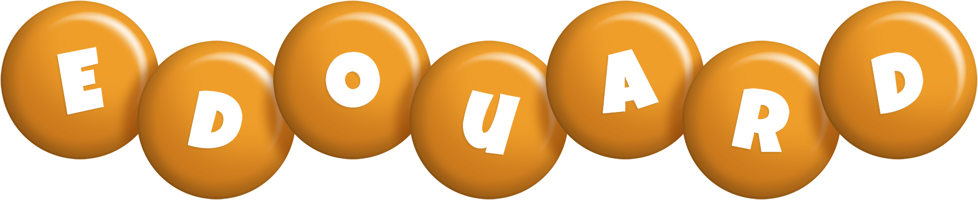 Edouard candy-orange logo