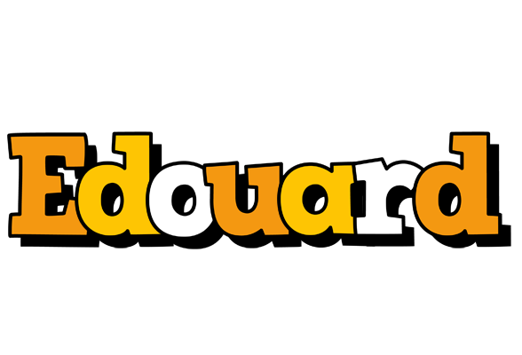 Edouard cartoon logo