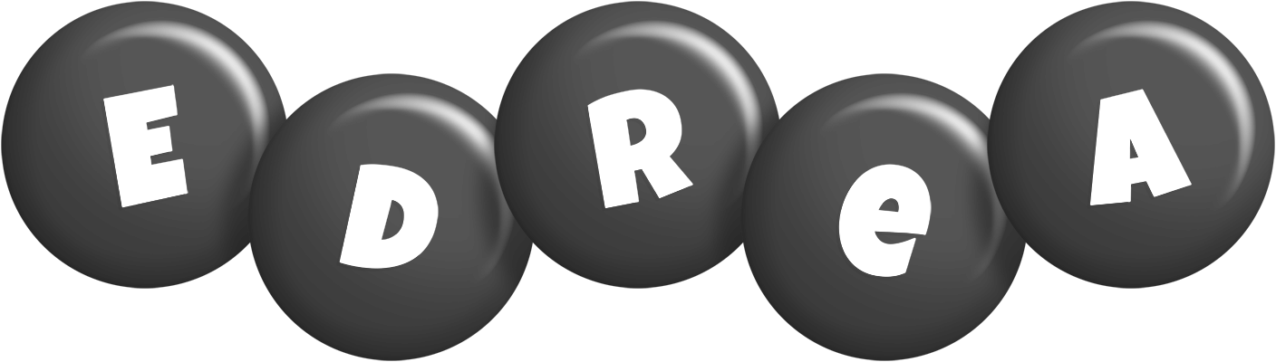 Edrea candy-black logo