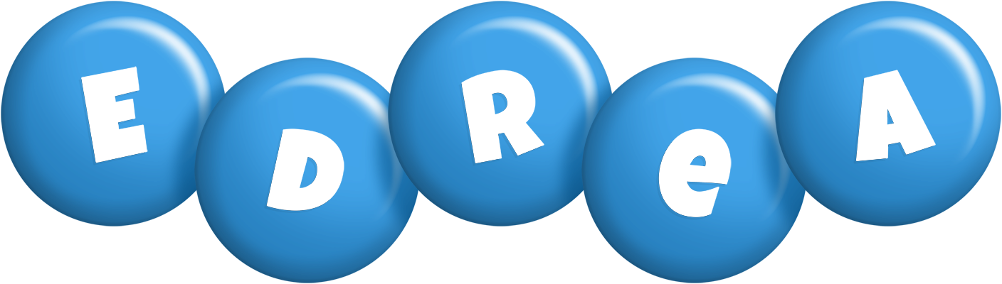 Edrea candy-blue logo