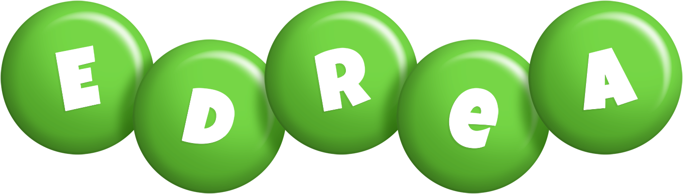 Edrea candy-green logo