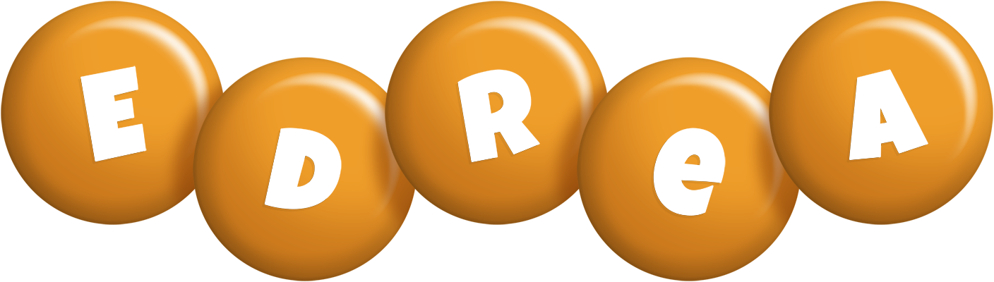 Edrea candy-orange logo