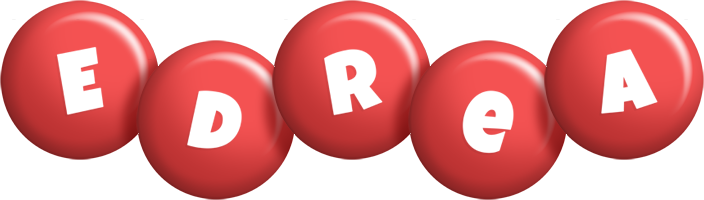 Edrea candy-red logo