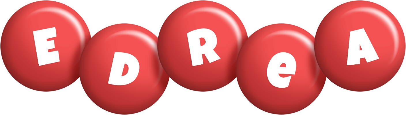Edrea candy-red logo
