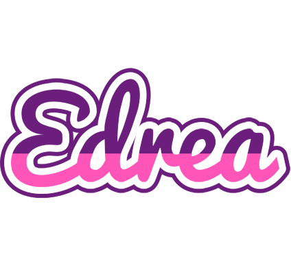 Edrea cheerful logo
