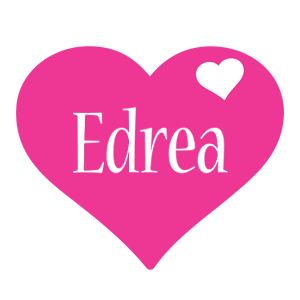 Edrea love-heart logo