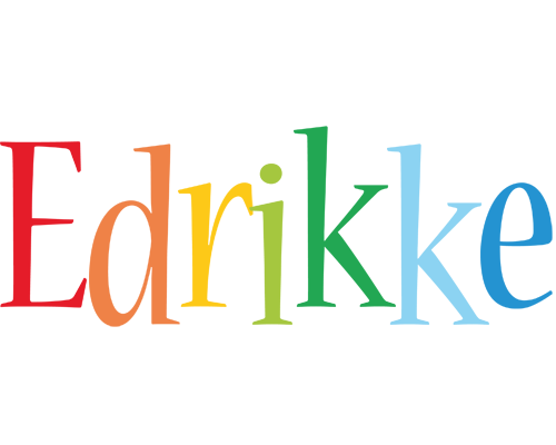 Edrikke birthday logo