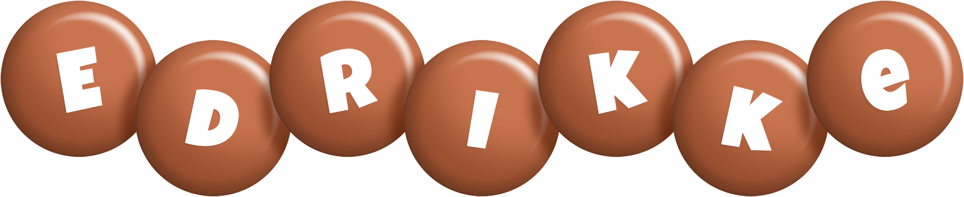 Edrikke candy-brown logo