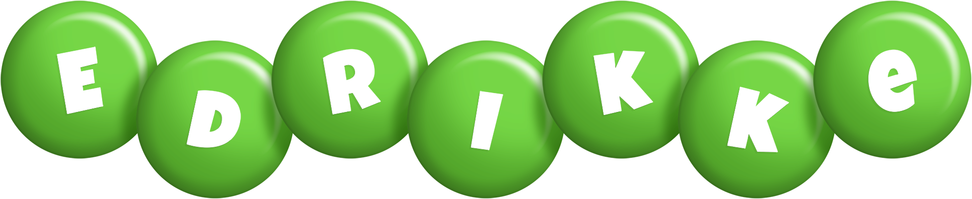 Edrikke candy-green logo
