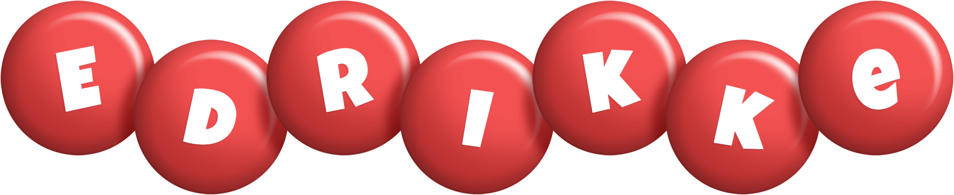 Edrikke candy-red logo