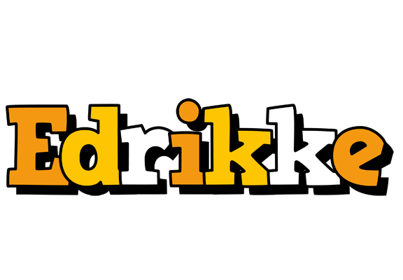 Edrikke cartoon logo