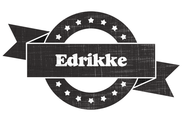 Edrikke grunge logo