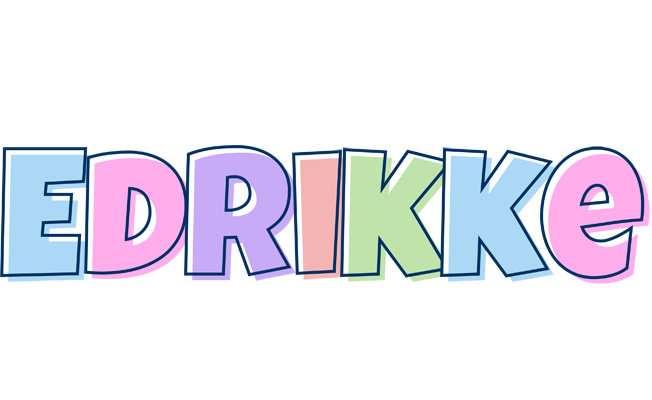 Edrikke pastel logo