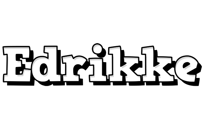 Edrikke snowing logo