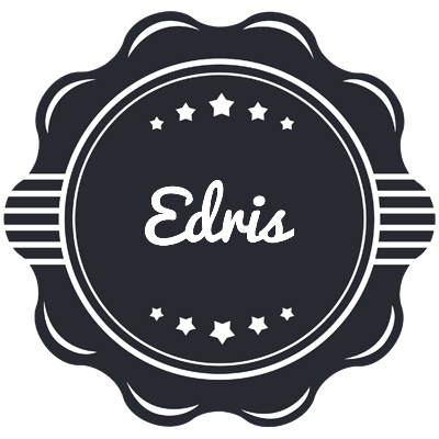 Edris badge logo